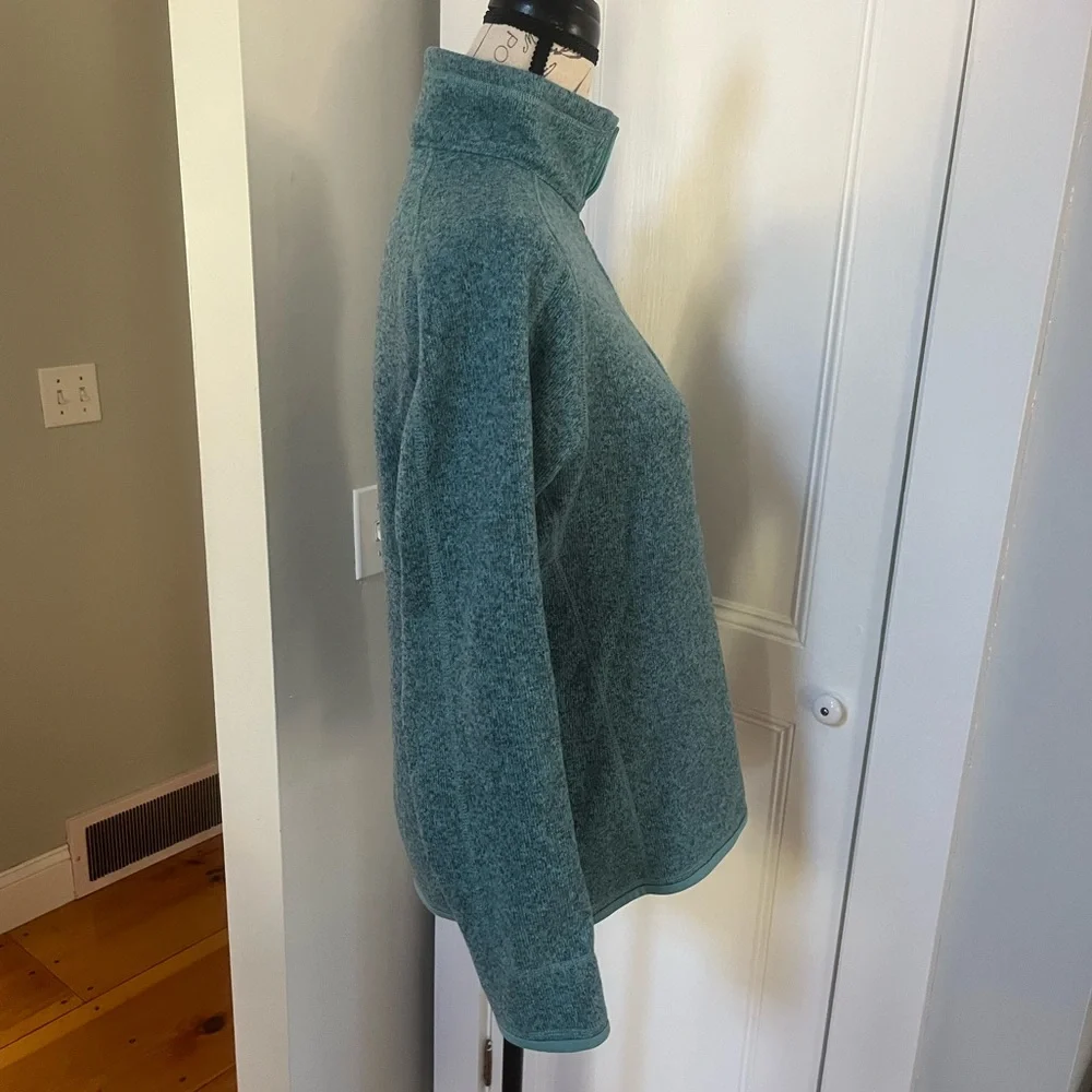 Patagonia Women's Better Sweater 1/4-Zip Teal Green Fleece. Size: Medium. - Picture 3 of 11